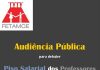 Assembleia Legislativa debate futuro do salário dos professores