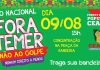 Movimentos vão às ruas dia 9 contra Temer e o golpe